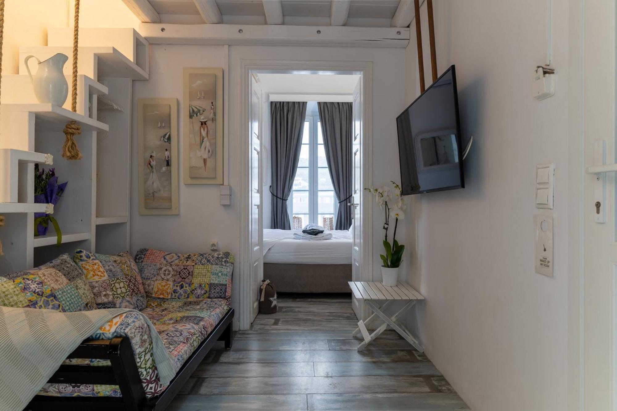 Elpis Mykonos Apartments - Mykonos Town Delos Port Extérieur photo